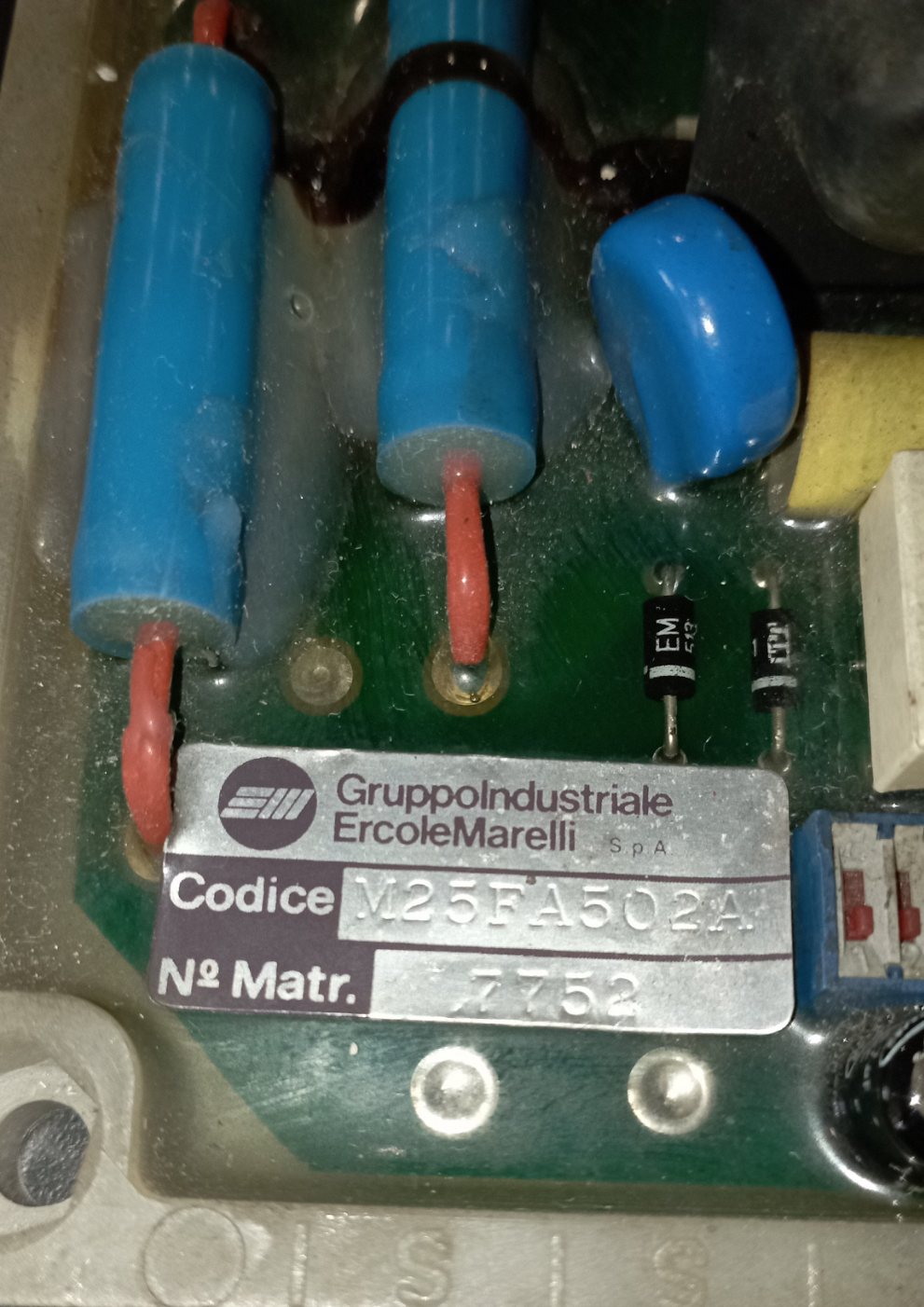 SCHEDA PCB ERCOLE MARELLI M25FA502A