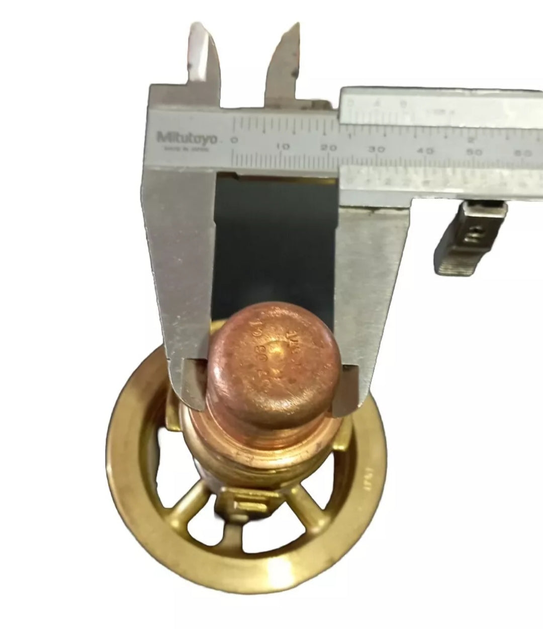 Valvola termostatica AMOT 2433x170 in bronzo, nuova.