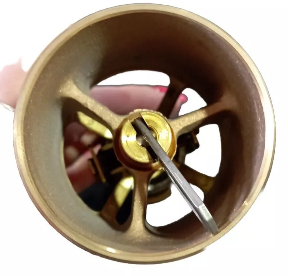 Valvola termostatica AMOT 2433x170 in bronzo, nuova.