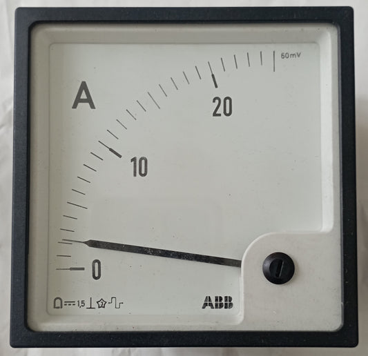 Amperometro analogico ABB da 0 a 20 NUOVO