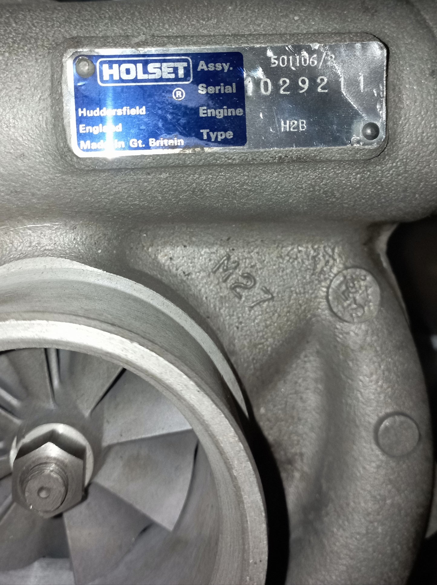 TURBINE NUOVE TIPO HOLSET TIPO 501106/2 H2B