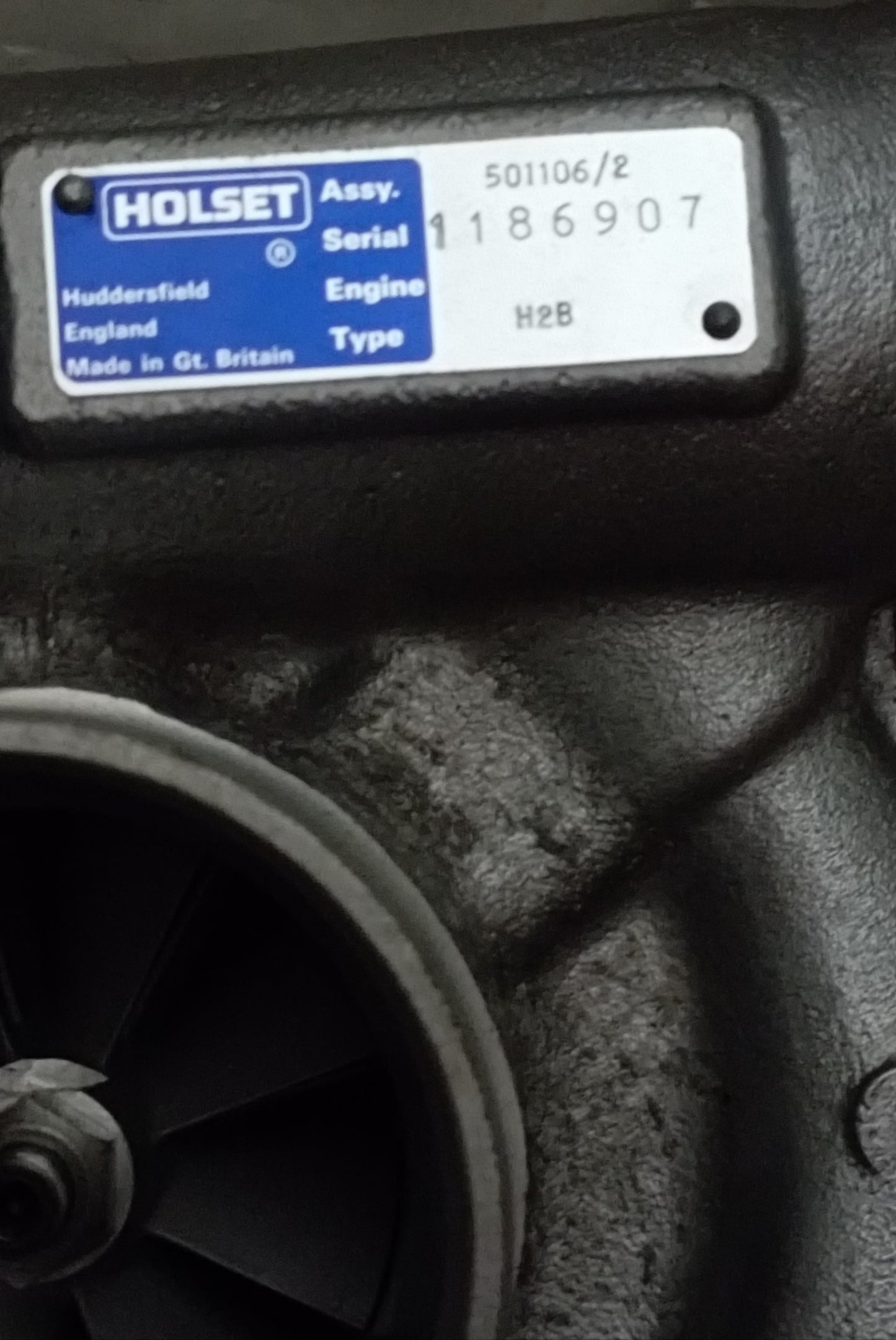 TURBINE NUOVE TIPO HOLSET TIPO 501106/2 H2B