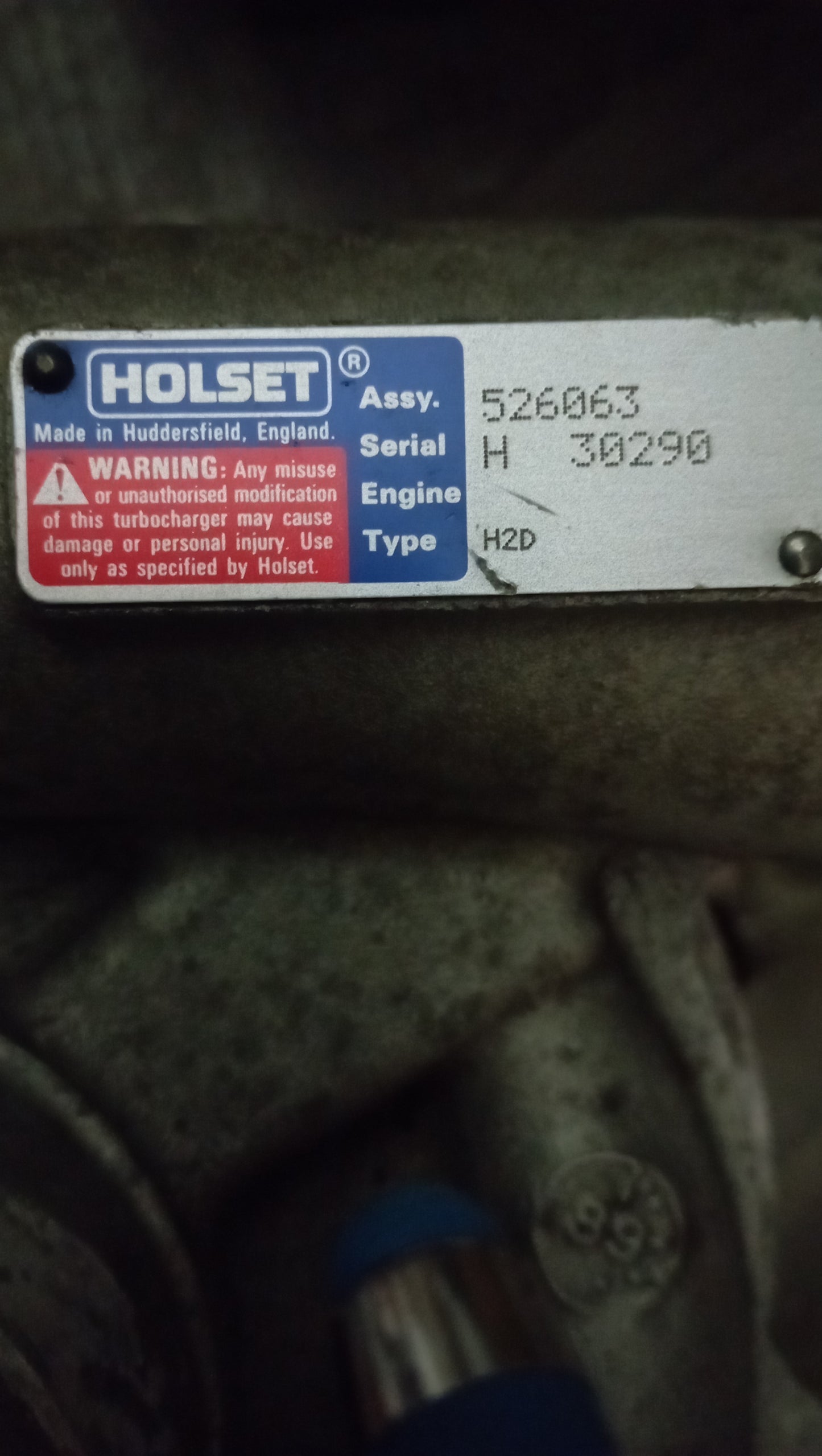 Turbo HOLSET tipo H2D