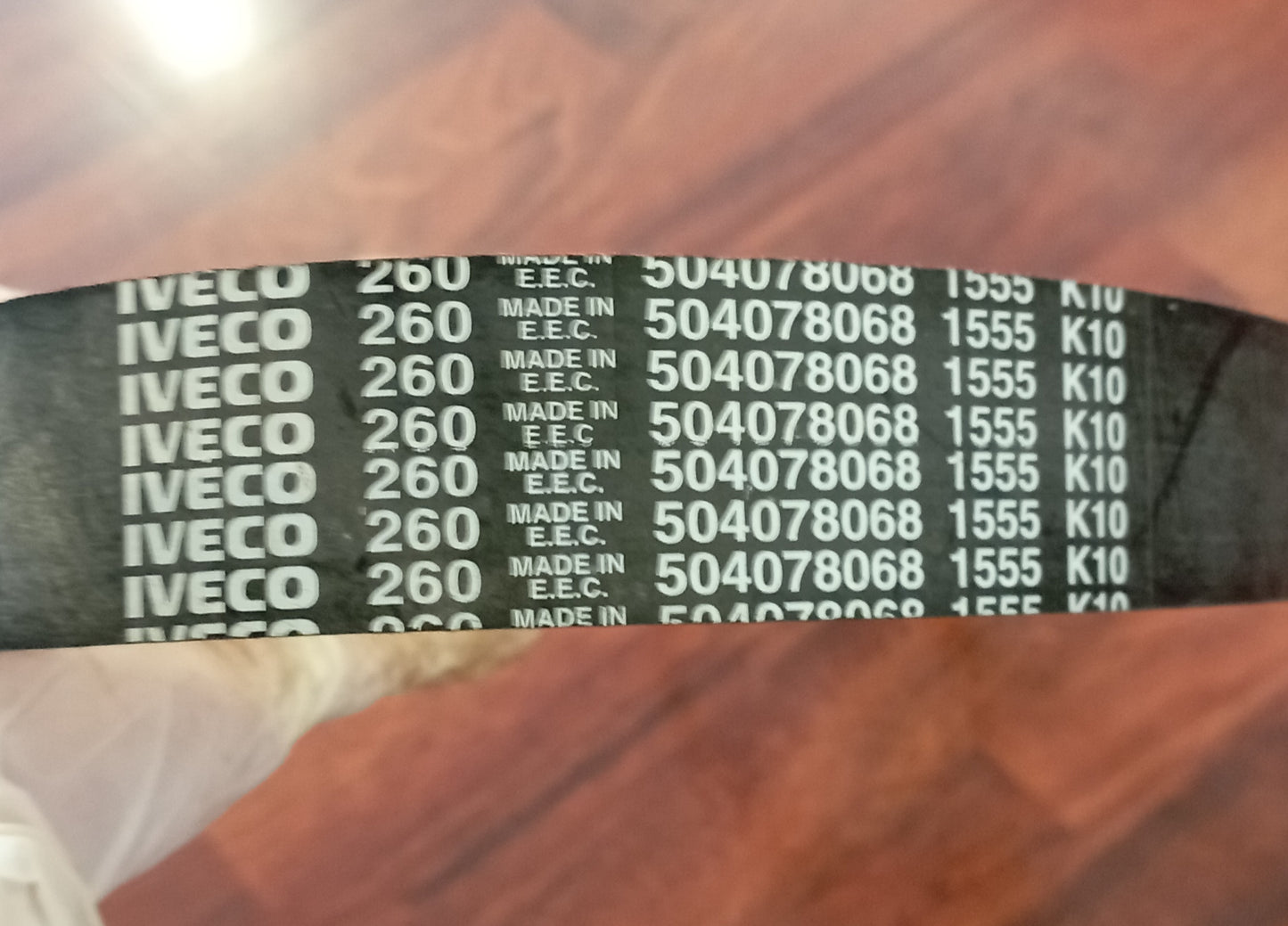 Cinghia di comando Iveco code 504078068
