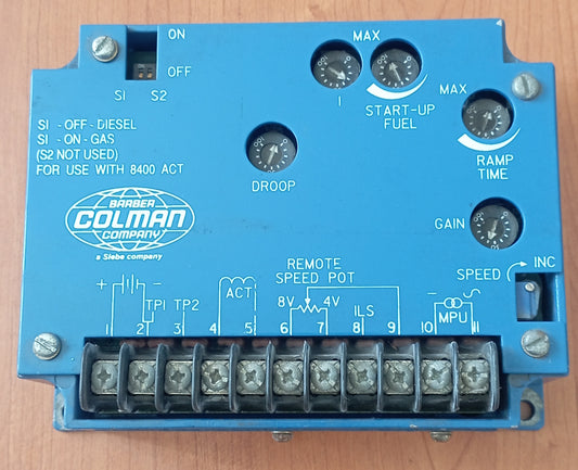 BARBER COLMAN CONTROLLER GOVERNATORE