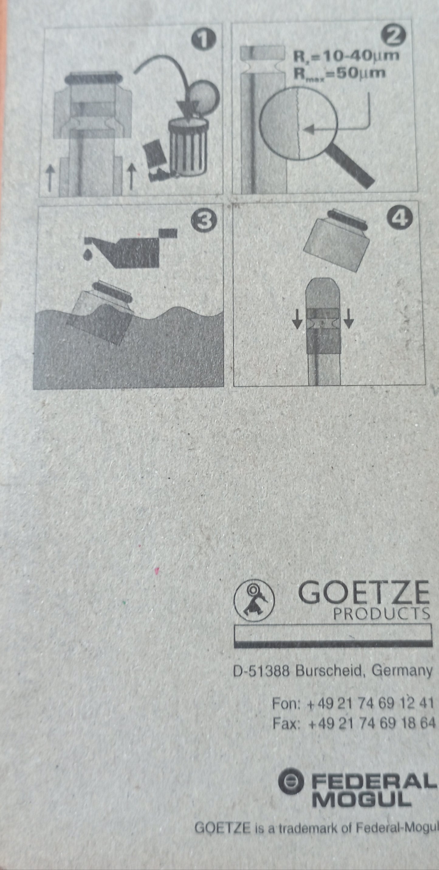 GOETZE 24-304295-00 Paraolio valvole
