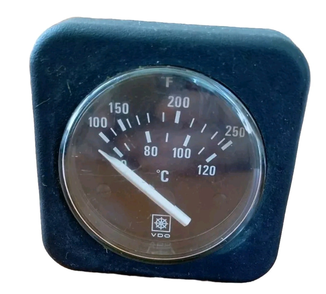 Termometro Acqua e Olio VDO 250F 120C 24 Volts