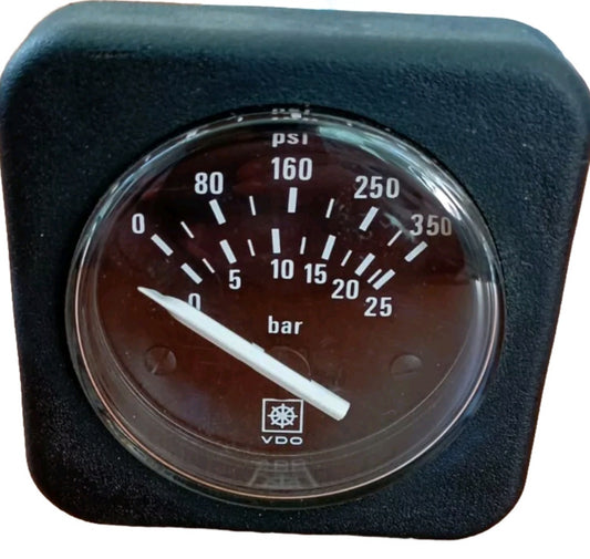VDO
Manometro 0-25 bar  52 mm nero 12 Volts