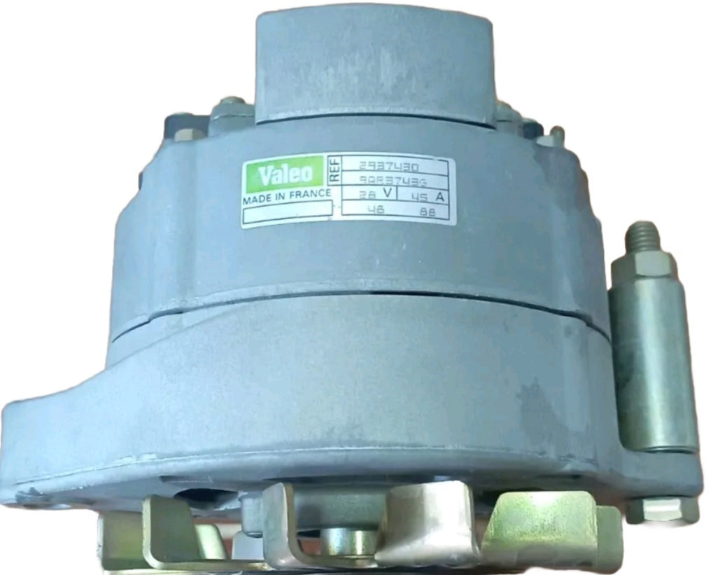 ALTERNATORE Valeo 2937430, 9AR3743G
28V 45Amp comprensivo di puleggia e rotazione a sinistra