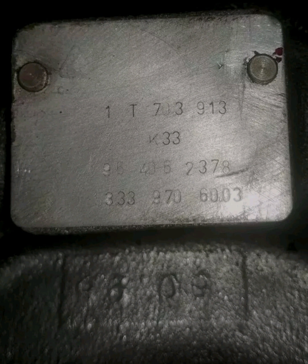 Turbo KKK 1T 703913 K33 9646-6 278 333 970 6003