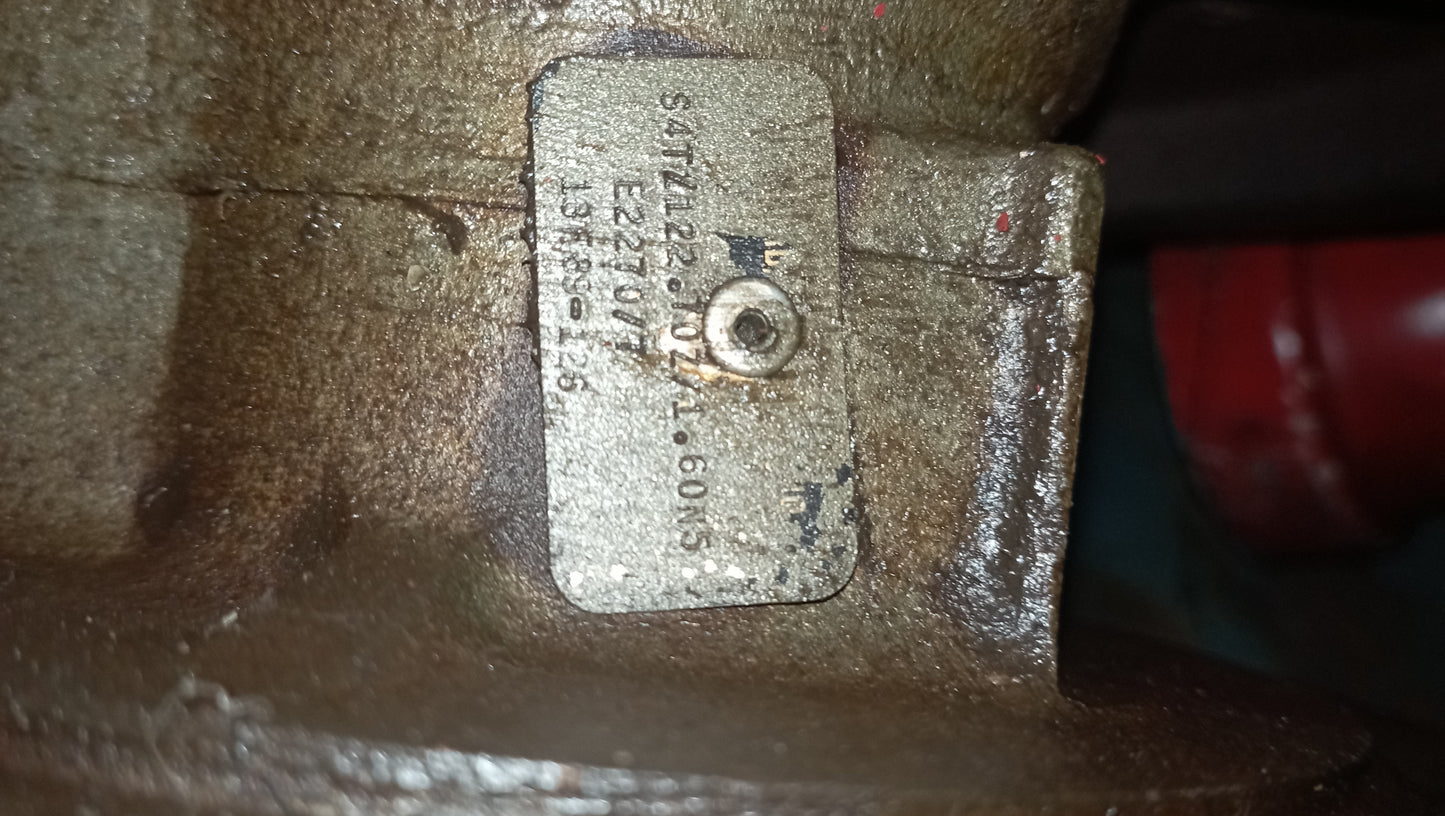 Turbo SCHWITZER code S4T7122.707/1 60N5 E2270/7 13F89.126