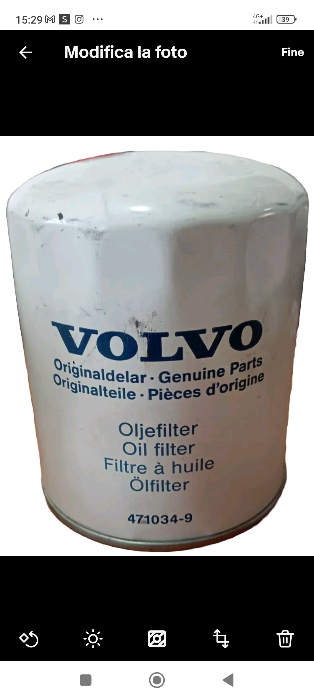 FILTRO OLIO VOLVO PENTA 471034