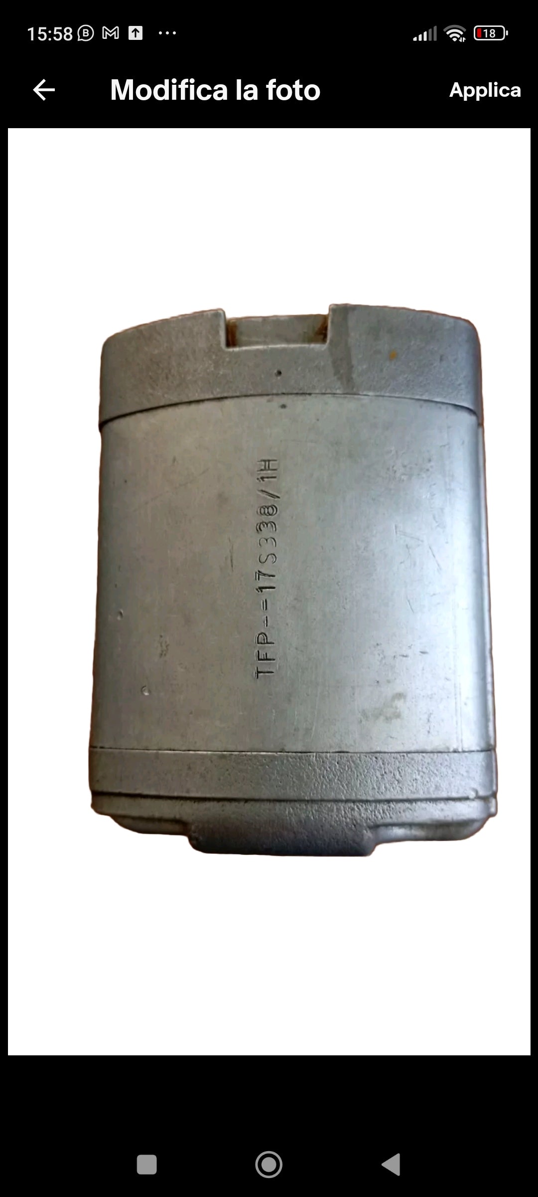 Turolla Plessey Pompa Idraulica Tipo TFP-17S338/1H