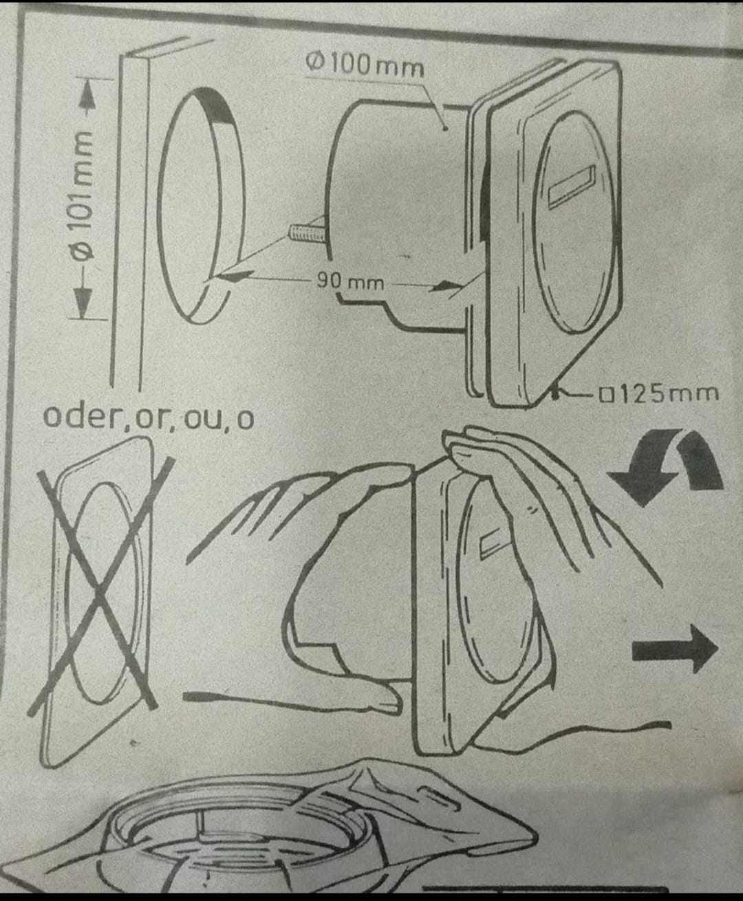 VDO Contagiri 0 - 4000 GIRI comprensivo di contaore 24 V in scatola originale