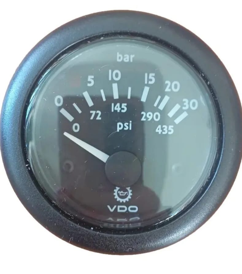 Strumento VDO Pressione Olio Serie Ocean Line International 24V. Art. N02124538