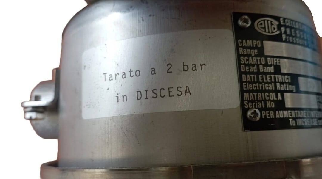 PRESSOSTATO A MOLLA BOURDON BWX-UO