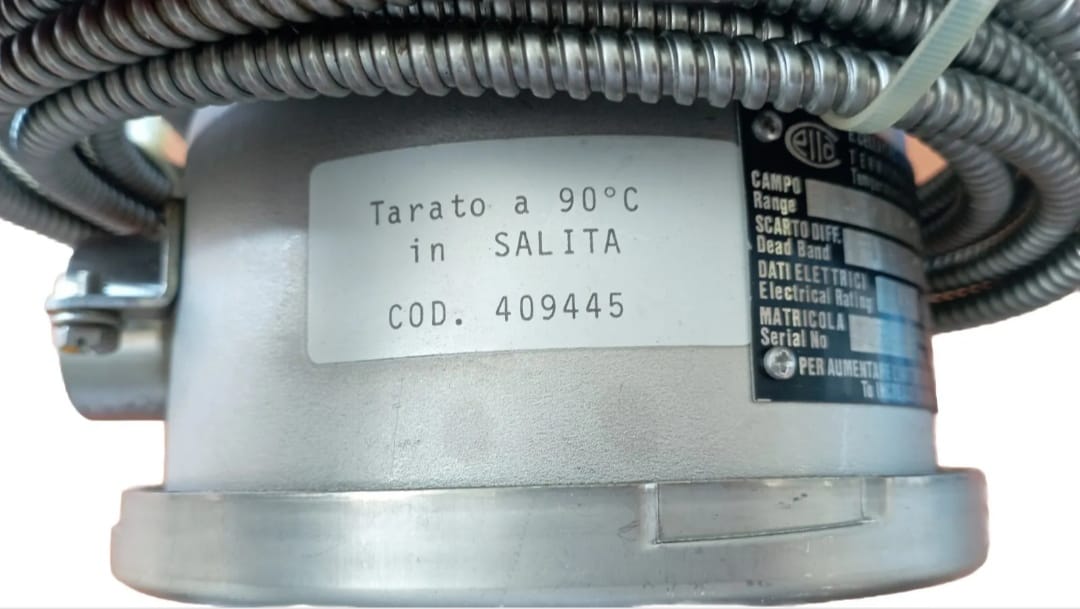 TERMOSTATO A GAS, CASSA IN ACCIAIO INOX MODELLO TWG