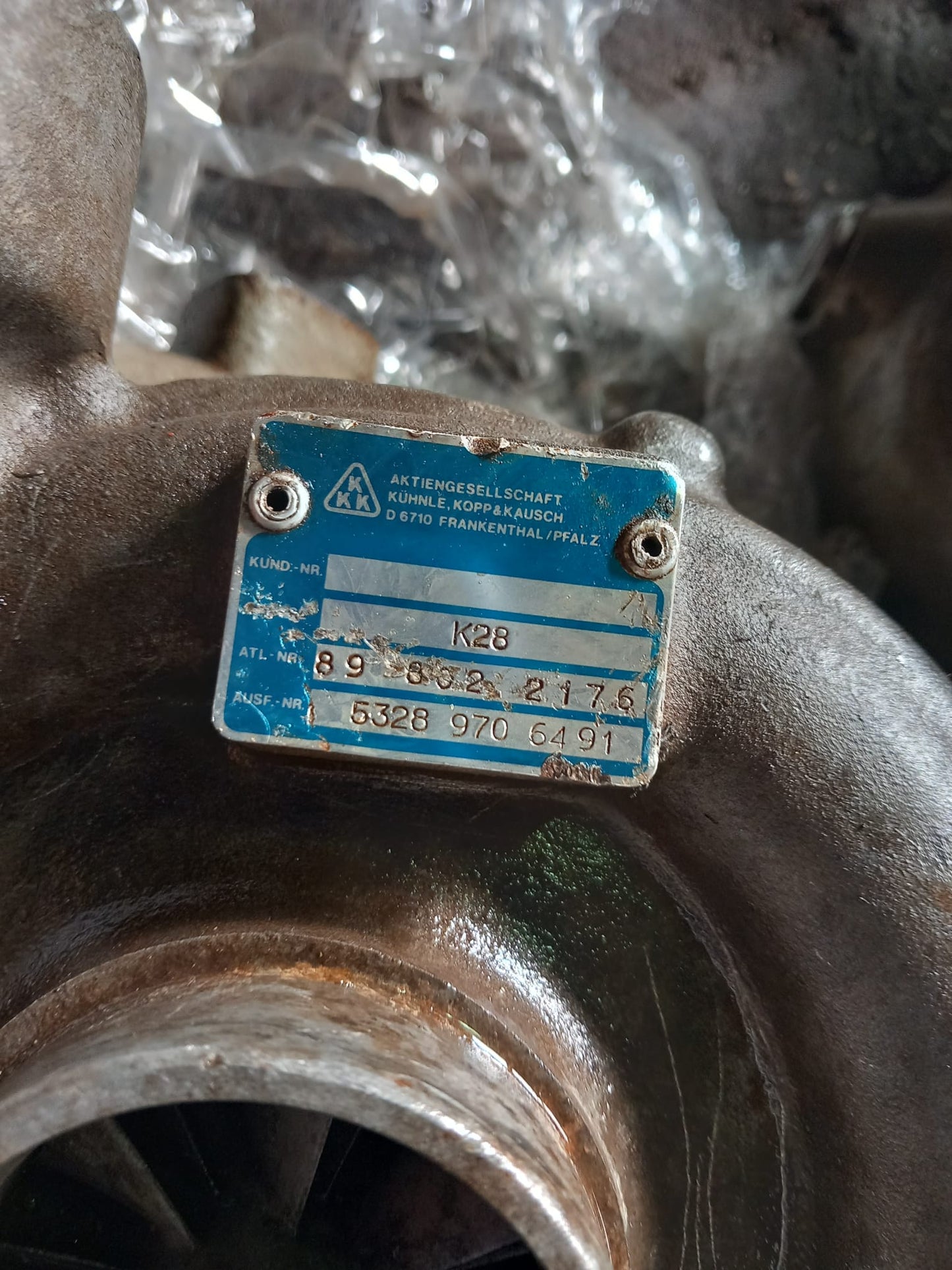 TURBO KKK TIPO K28 N° 5328 970 6491 USATA