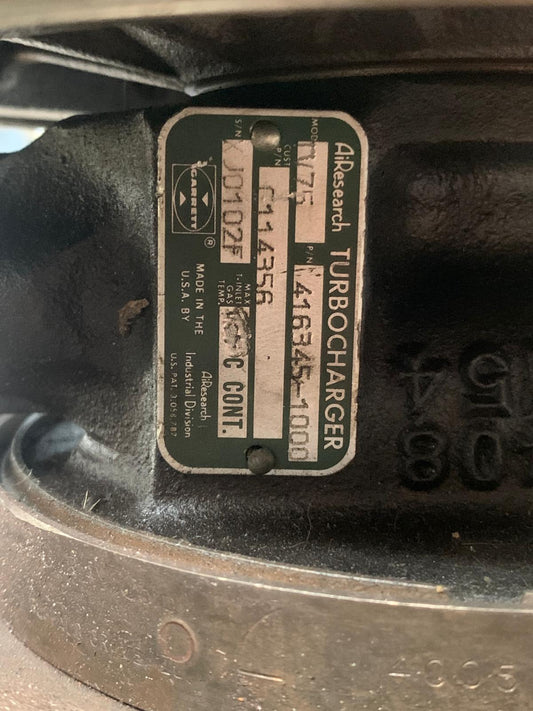 TURBO AIR RESEARCH TURBOCHARGER (GARRETT) TV75