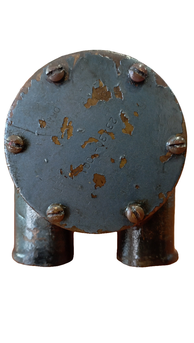 23430-1001 Pompa in bronzo da 1", misura 80 , montata su flangia con porte per tubo flessibile da 32 mm (1¼") USATA, SEMINUOVA IN BUONE CONDIZIONI