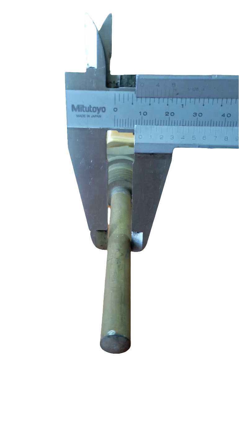 Termometro industriale dritto Sika 0-160°C nuovo in ottone