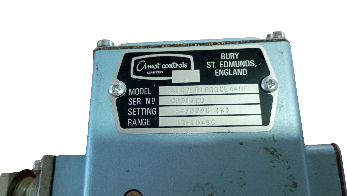Termostato Amot controls 4140ER1E00CE4-HE Intervallo interruttore termico 83-104° (attacco corto)