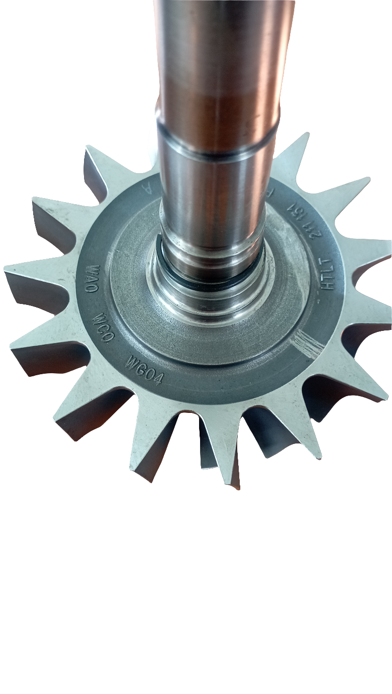 Ventola primaria completa di albero per TURBINE BBC