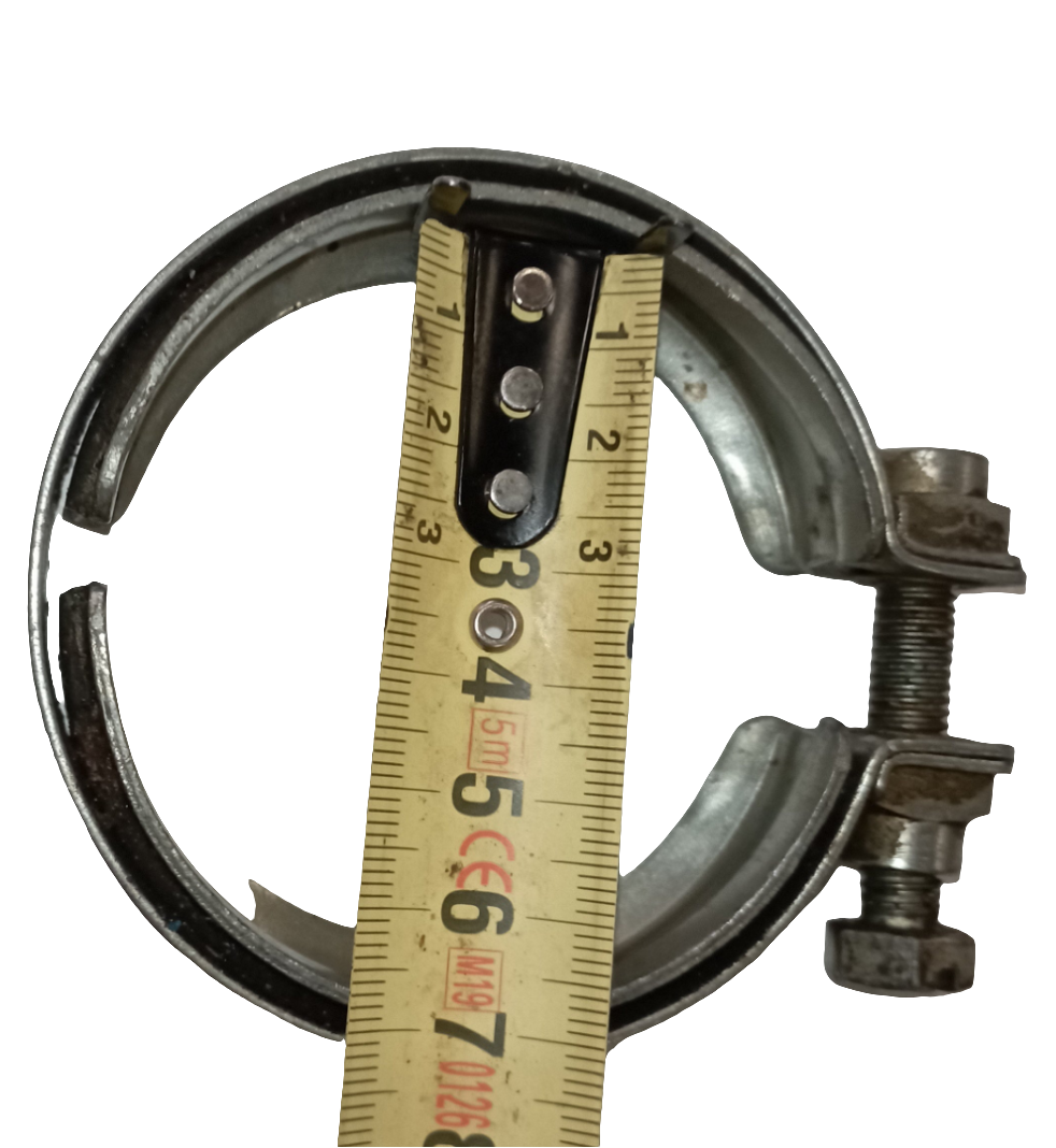 Collare in 2 metà in acciaio inox