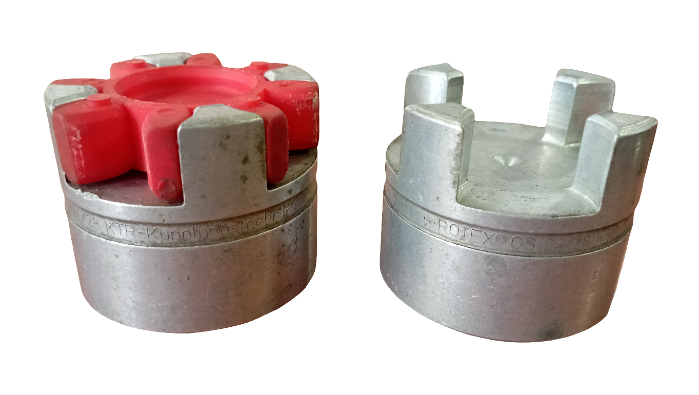 Giunto KTR ROTEX GS 24/28 6.0-24 - composto da 2 Mozzo (Acciaio)e anello di accoppiamento