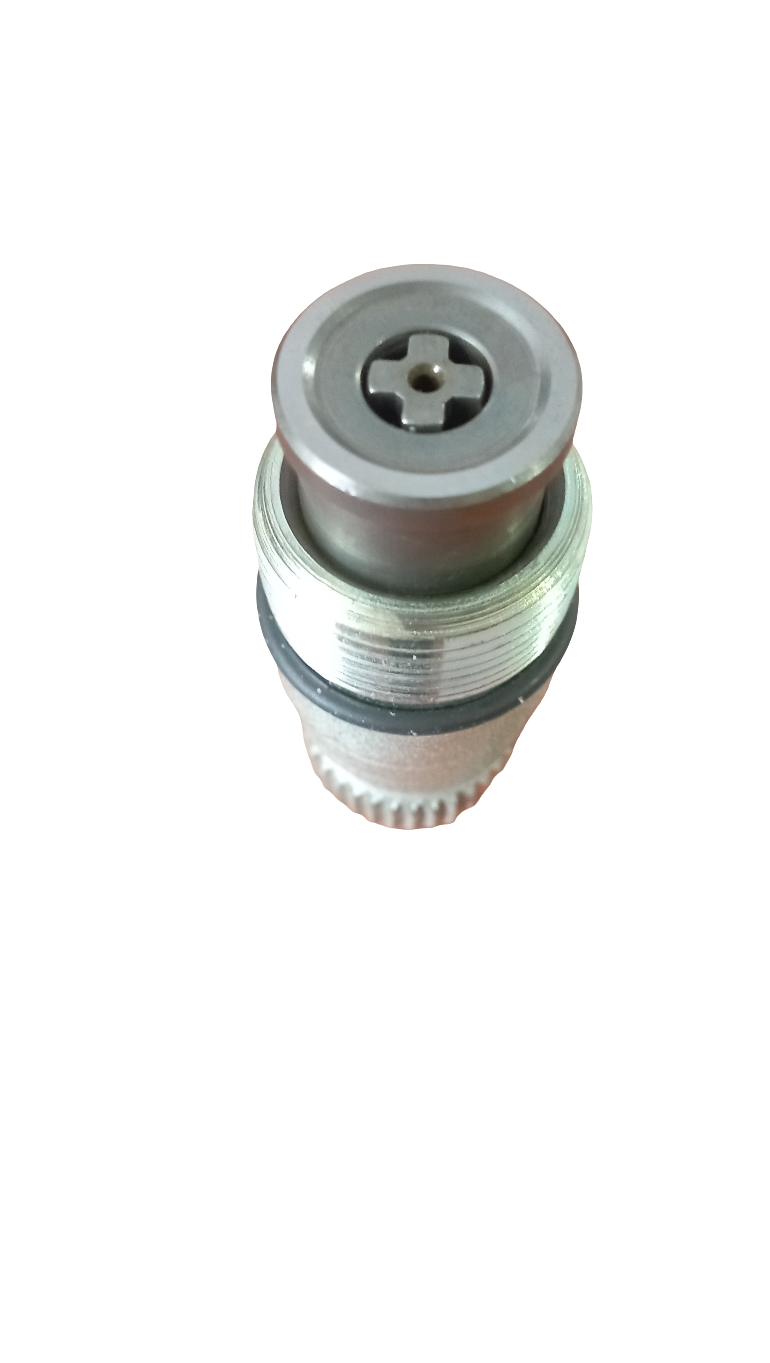 Valvola per pompa iniezione comprensiva di valvola con comando a pressione