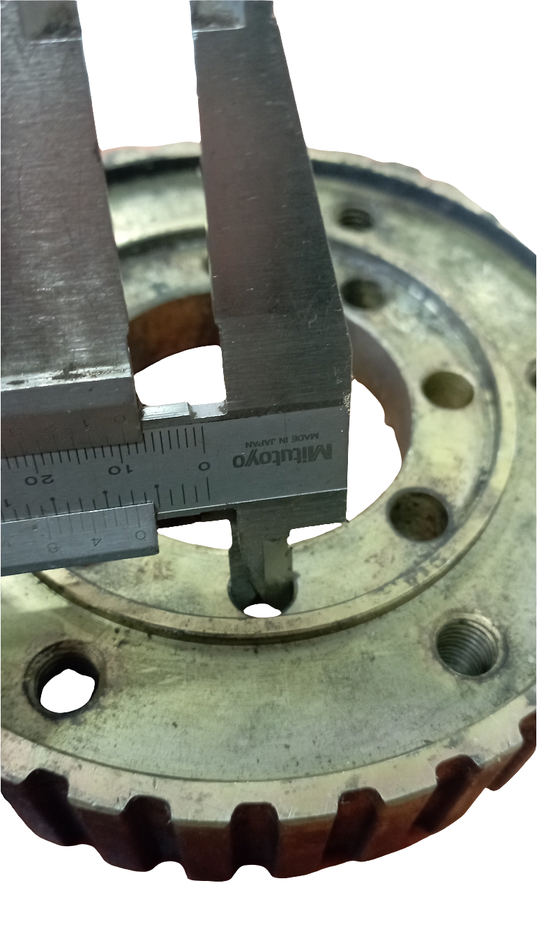 Puleggia dentata motori Isotta Fraschini serie ID36
