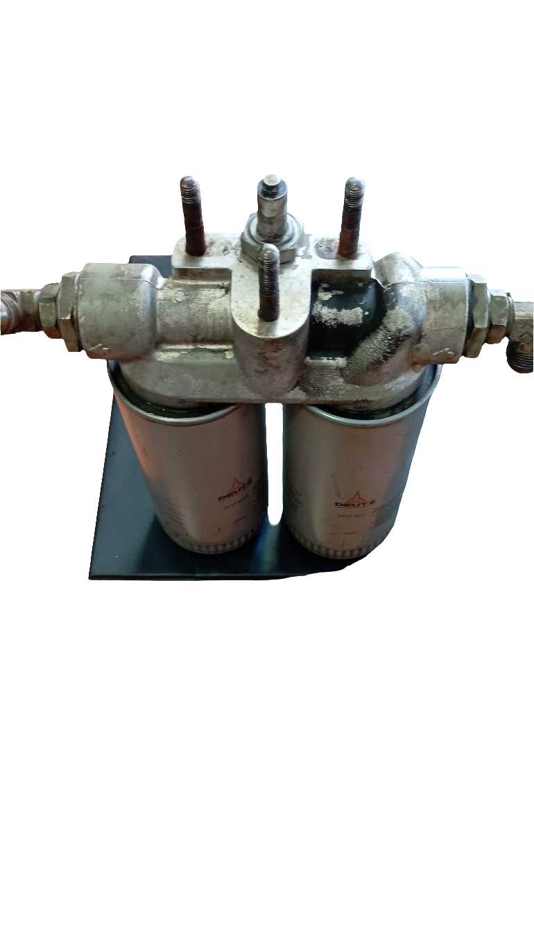Supporto per filtri olio comprensivo di filtri per motori Isotta Fraschini ID36
