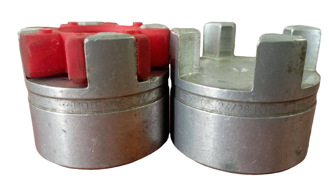 Giunto KTR ROTEX GS 24/28 6.0-24 - composto da 2 Mozzo (Acciaio)e anello di accoppiamento