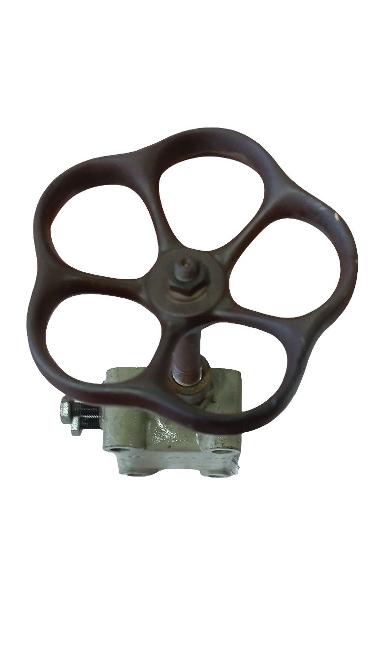 Testata per bombola aria completa di asta comando e volantino MWM DEUTZ