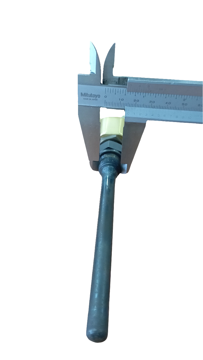 Termometro industriale dritto Sika 0-600°C nuovo in ottone