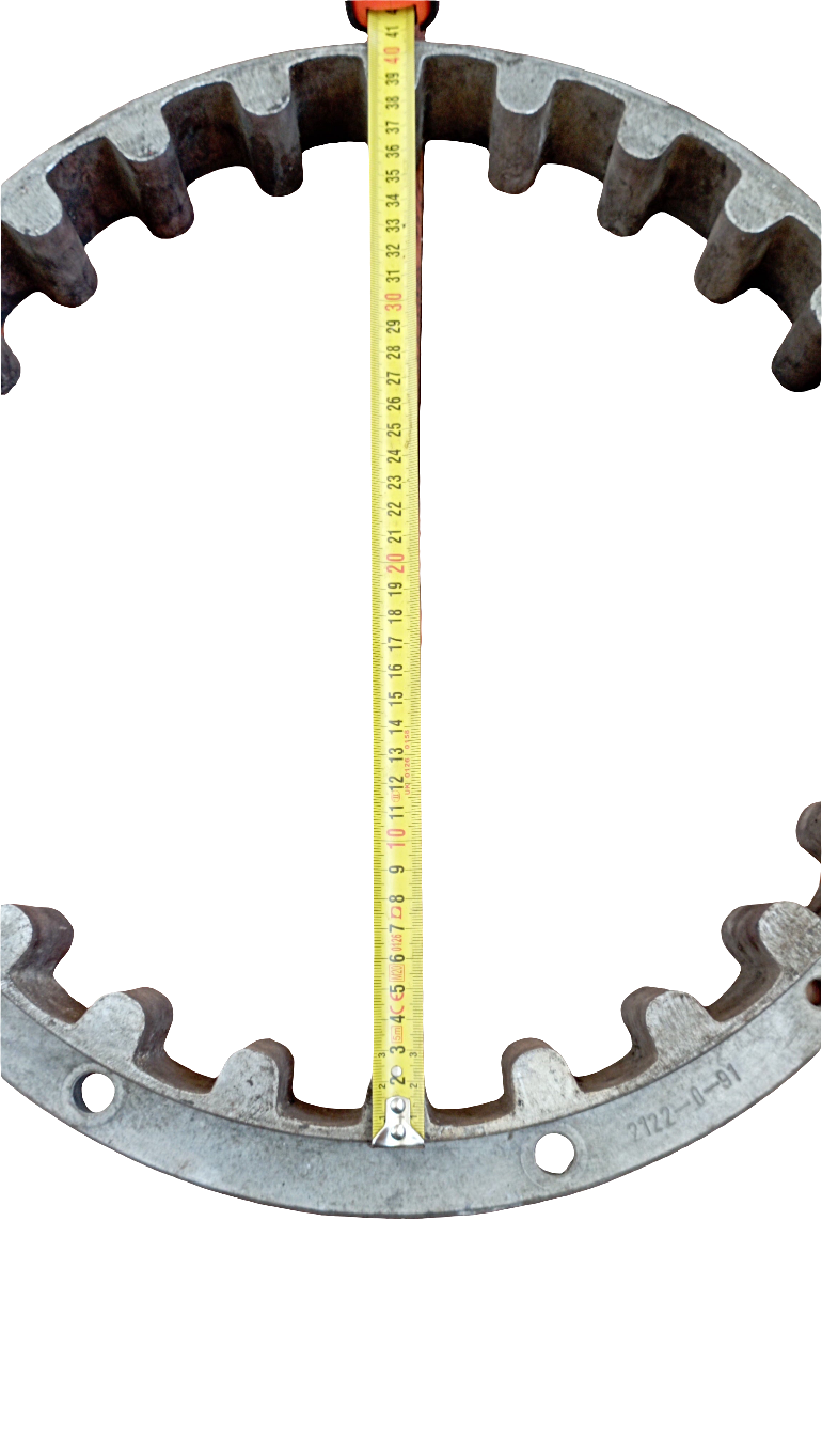 Flangia accoppiamento giunto fra invertitore e motore