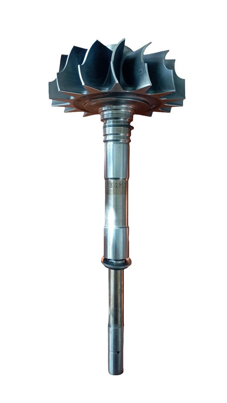 Ventola primaria completa di albero per TURBINE BBC