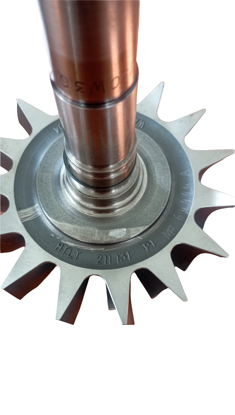 Ventola primaria completa di albero per TURBINE BBC