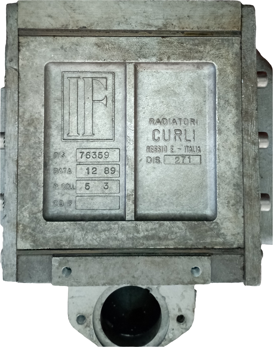 Refrigerante aria turbo per motori Isotta Fraschini serie ID38