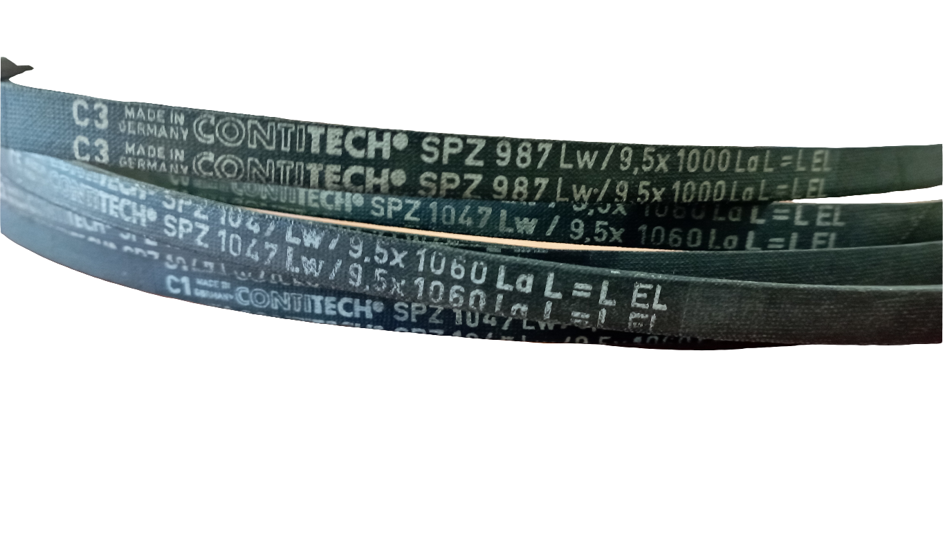Cinghia trapezoidale in gomma SPZ 987 Le 9,5 x 1000