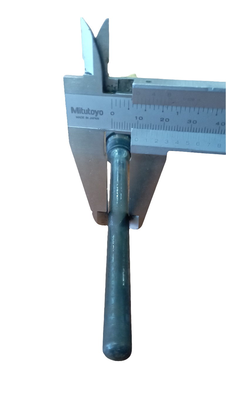 Termometro industriale dritto Sika 0-600°C nuovo in ottone