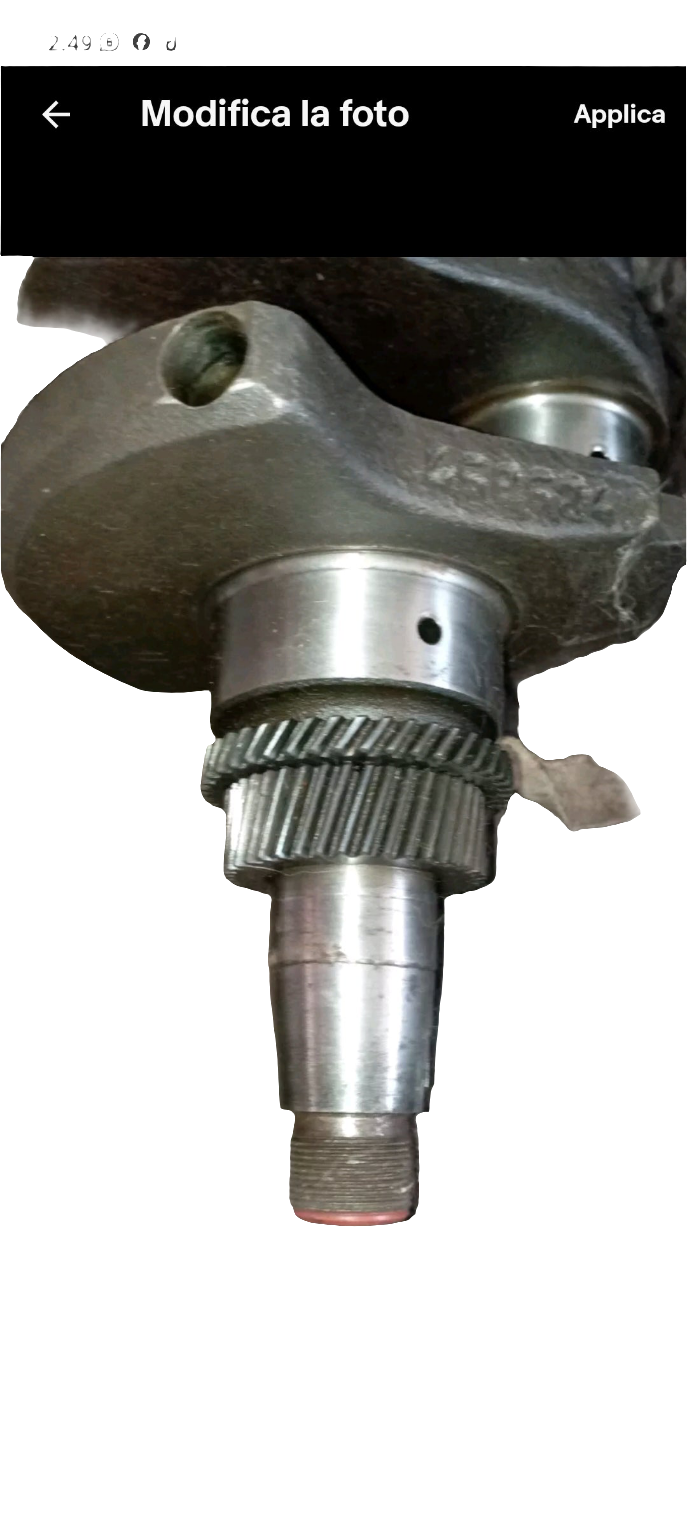 Albero motore originale Iveco Aifo per motori:8060.24 8065.24 Numero ricambio 4686248