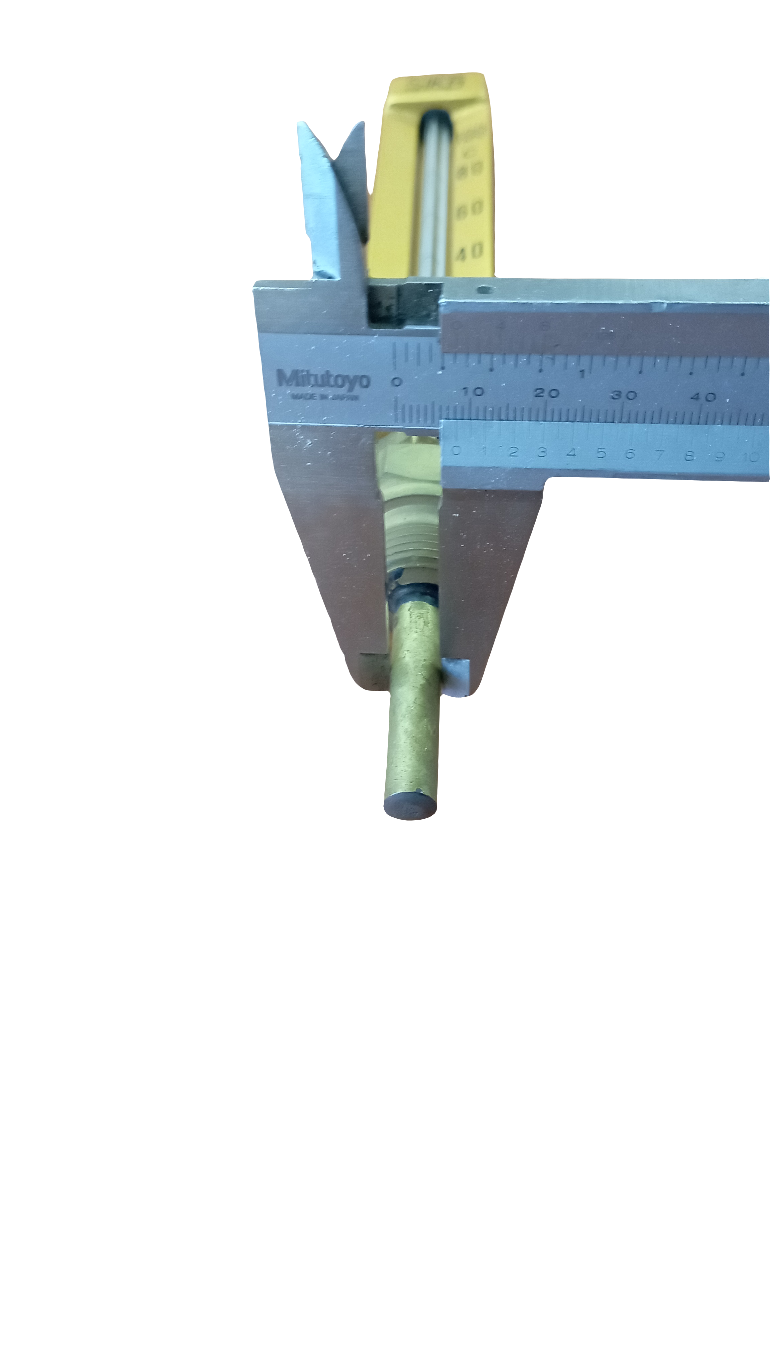 Termometro industriale dritto Sika 0-100°C nuovo in ottone