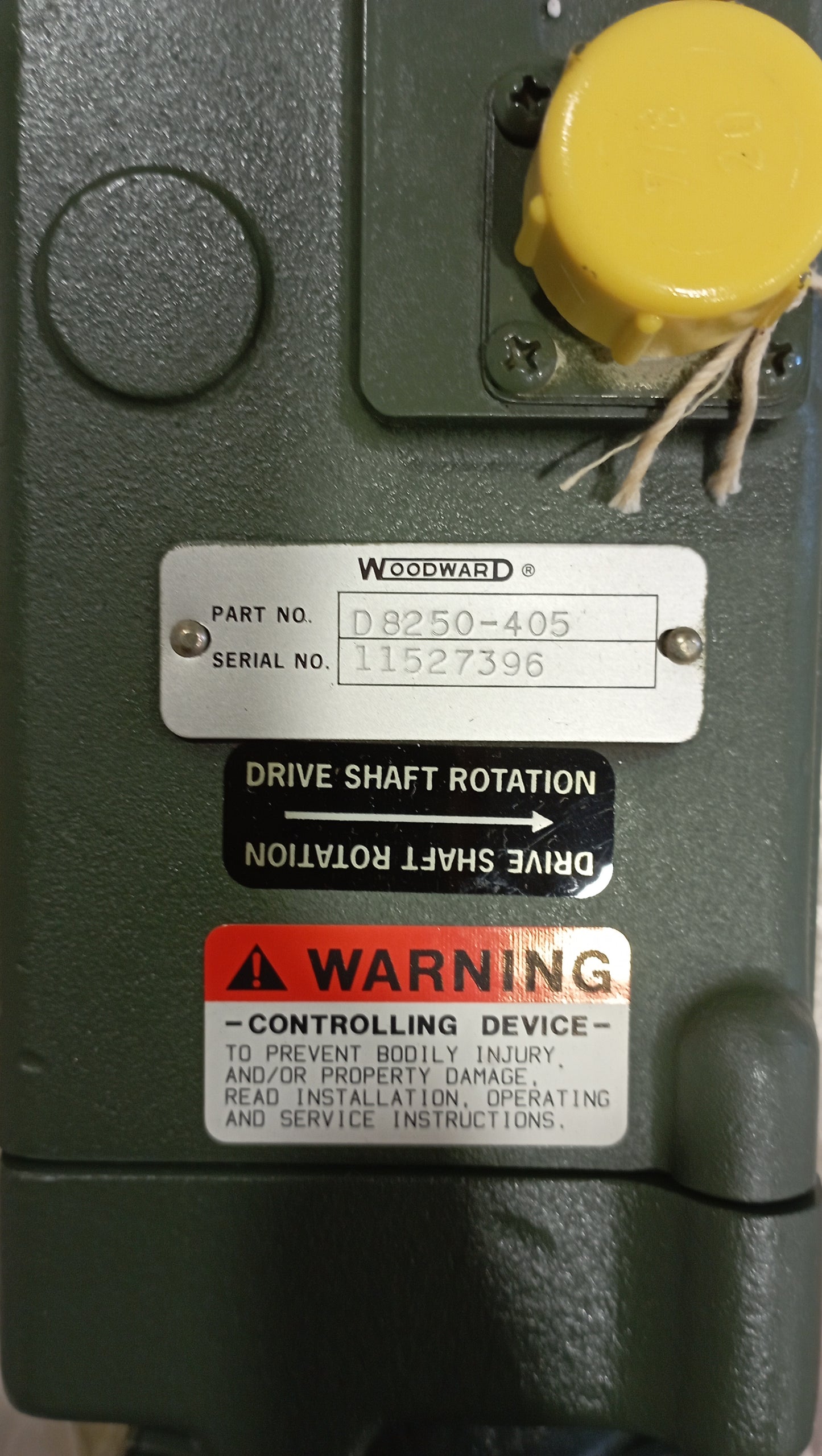 Attuatore regolatore Woodward 8250-405 NUOVO