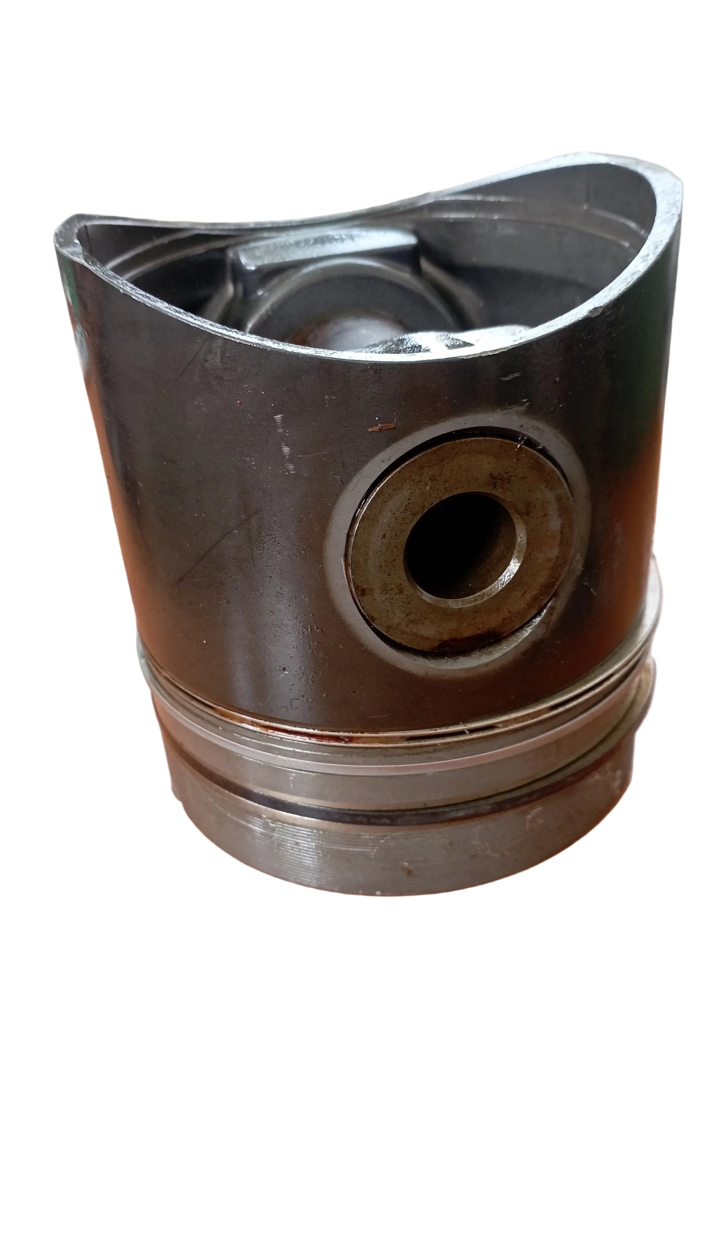 Pistone a 3 fascie motori Isotta Fraschini serie ID32 con 1 scarico valvola