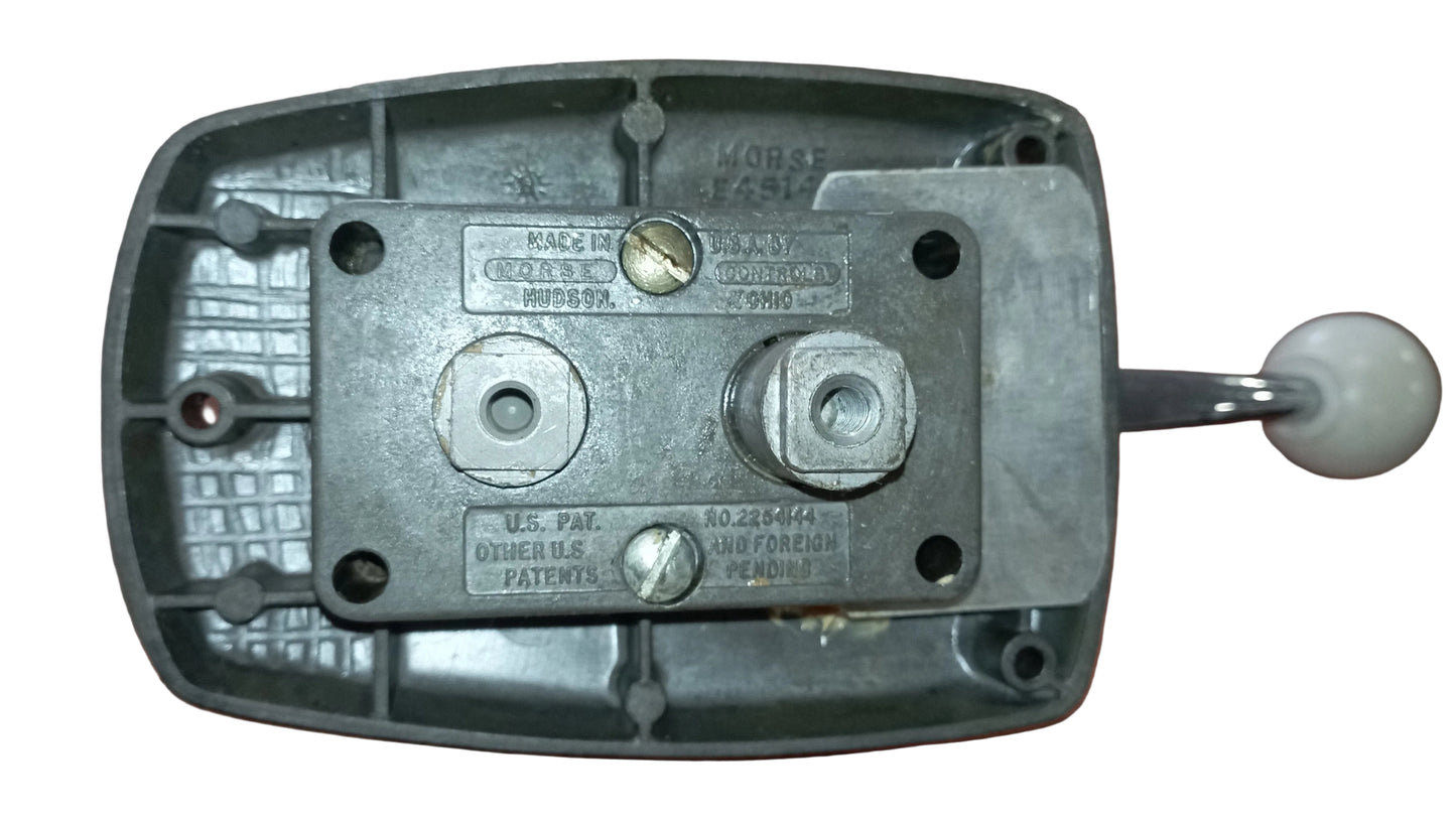 Leva di comando monoleva per motori marini vintage marchio MORSE 45145
