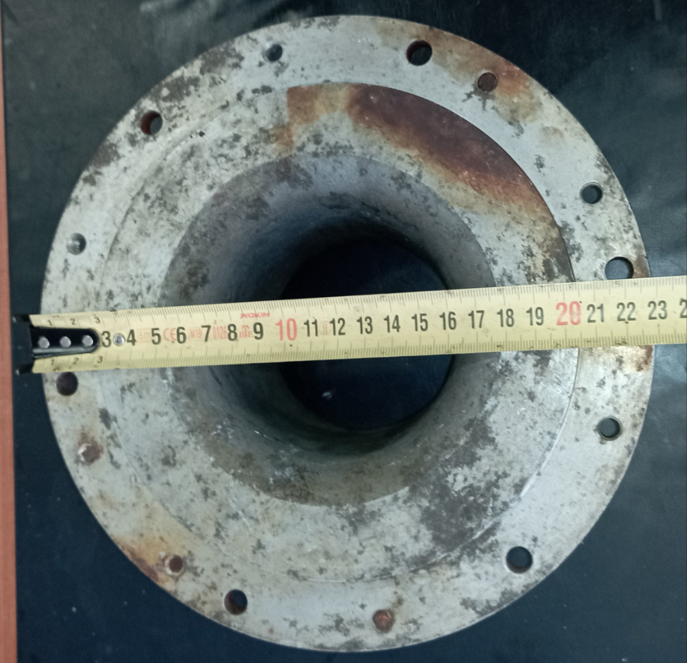 Flangia di accoppiamento filtro turbina usata