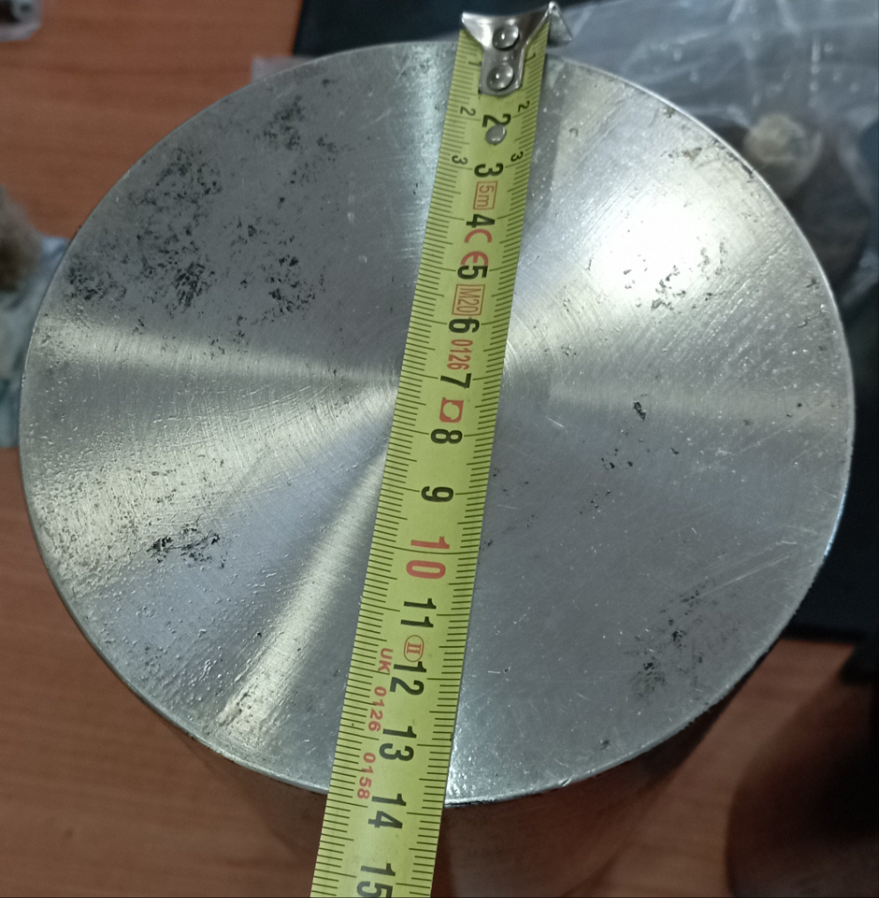 Pistone in acciaio inox per pompa acqua salata motori DEUTZ 545