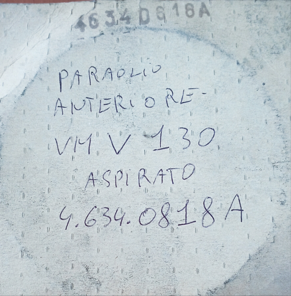 PARAOLIO anteriore motori VM V 130 ASPIRATO