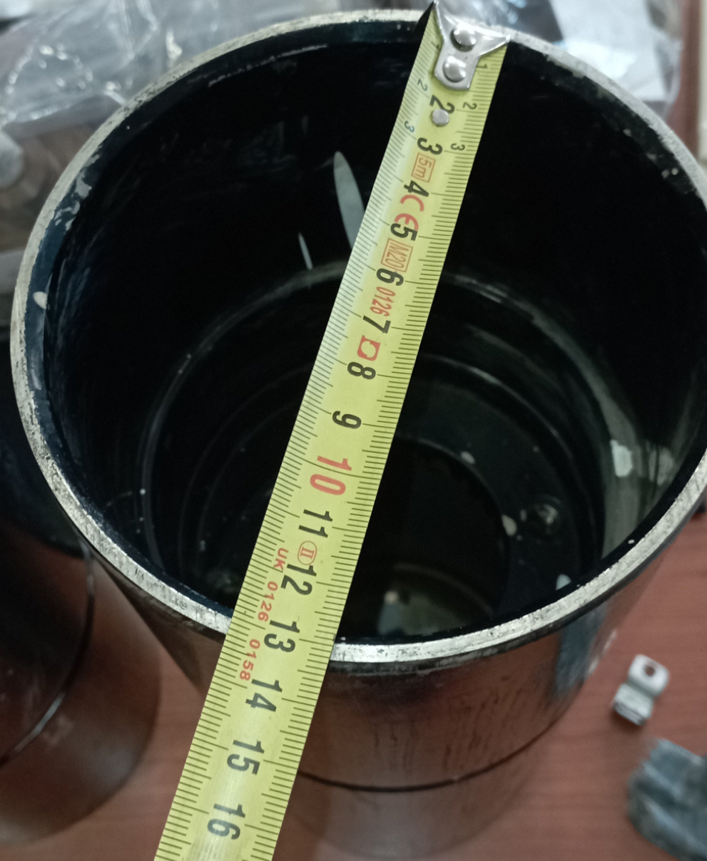 Pistone in acciaio inox per pompa acqua salata motori DEUTZ 545